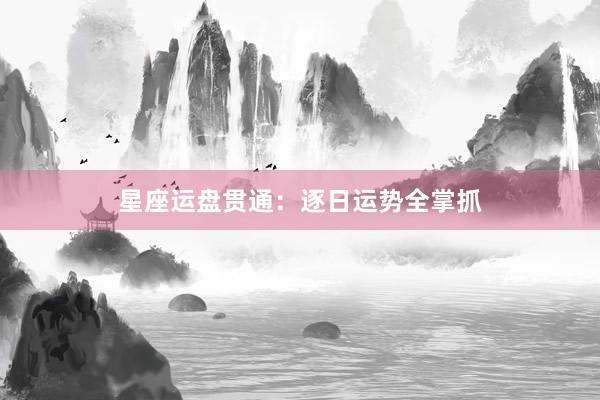 星座运盘贯通：逐日运势全掌抓